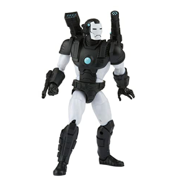 Marvel War Machine Action Figure - Glossy White Finish, 6-Inch with Accessories