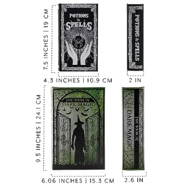 Decorae Nested Halloween Books - Unique Hidden Decor