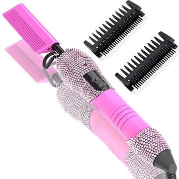 Dan Technology 500℉ Hot Comb for Wigs, Diamond Hair Straightener, Professional Styling Tool