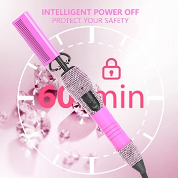 Dan Technology Hot Comb – 500℉ Hair Straightener & Styling Tool