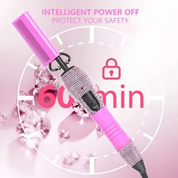 Dan Technology Hot Comb – 500℉ Hair Straightener & Styling Tool