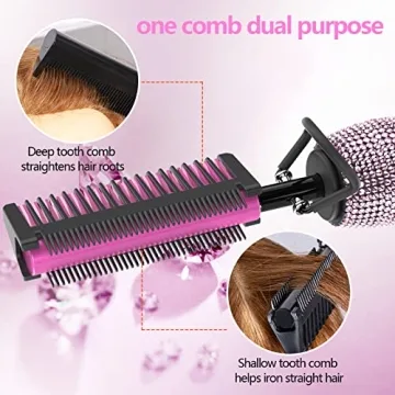 Dan Technology Hot Comb – 500℉ Hair Straightener & Styling Tool