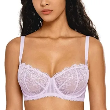 DOBREVA Sexy Lace Push Up Bra Plus Size Comfort Elegance