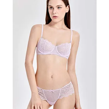 DOBREVA Sexy Lace Push Up Bra Plus Size Comfort Elegance