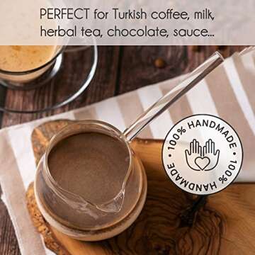 Borosilicate Glass Turkish Coffee Pot and Tea Maker