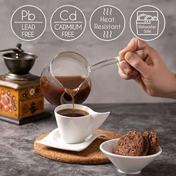 Borosilicate Glass Turkish Coffee Pot and Tea Maker