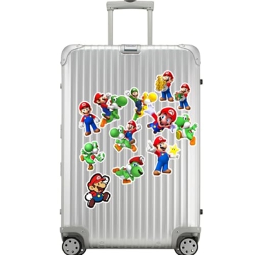 50pcs Mario Stickers for Kids Teens Adults Waterproof Vinyl