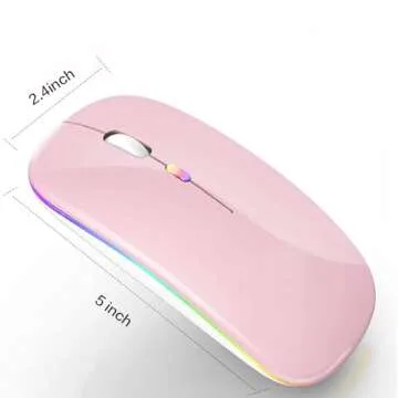 Stylish PEIBO Bluetooth Wireless Mouse for All Devices