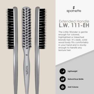 Spornette Little Wonder Boar Brush for All Hair Types