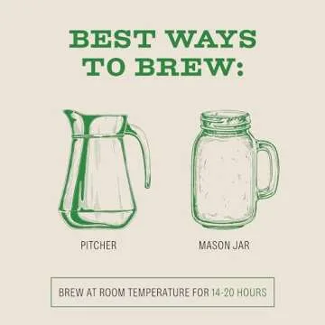 Bizzy Organic Cold Brew Coffee | Espresso Blend | Coarse Ground Coffee | Medium-Dark Roast | Micro Sifted | Specialty Grade | 100% Arabica | Brew Bags | 12 Count | Makes 42 Cups