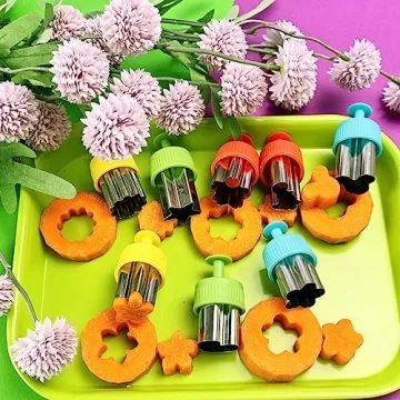 Fun Vegetable Cutter Shapes Set for Kids Meals