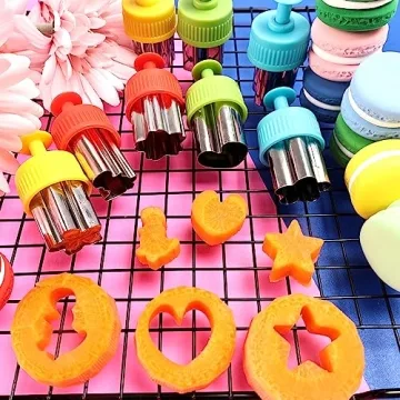 Fun Vegetable Cutter Shapes Set for Kids Meals