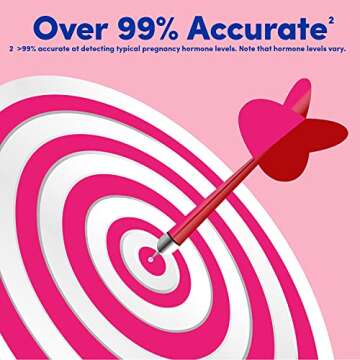 FIRST RESPONSE Comfort Check Pregnancy Test, 8 Count, Pink & White