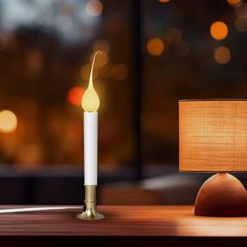 Elegant Pearlized Candle Light Bulbs - 10 Pack - 5 Watt