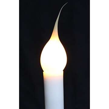 Elegant Pearlized Candle Light Bulbs - 10 Pack - 5 Watt