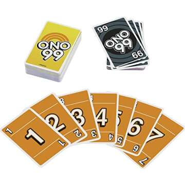 Mattel Games Set of 3 Card Games with UNO, Phase 10 & ONO 99, Travel Fun for Kids & Family Night with Storage Tin Box (Amazon Exclusive)