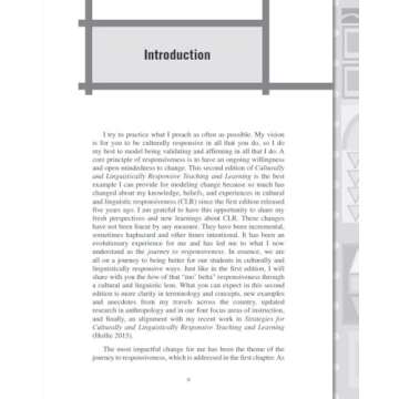 Culturally and Linguistically Responsive Teaching and Learning – Classroom Practices for Student Success, Grades K-12 (2nd Edition)