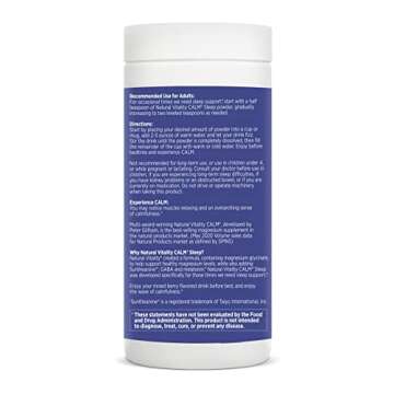 Natural Vitality Natural Calm Specifics CALMFUL SLEEP (Mixed Berry Flavor) 6 ounces