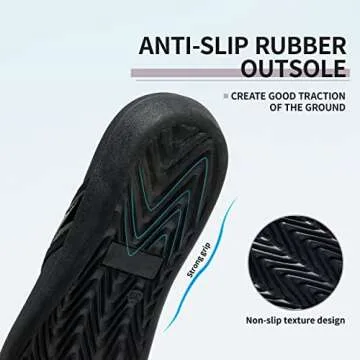 MEGNYA Comfortable Orthopedic Flip Flops for Women, Best Plantar Fasciitis Sandals for Flat Feet with Arch Support, Thong Sandals for walking Beach black Black Size 8