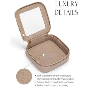 Elegant Popvibe Mini Makeup Bag for Travel and Essentials