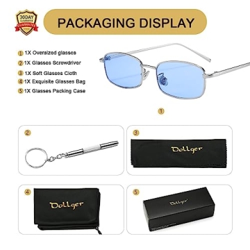 Stylish Dollger Retro Sunglasses with UV Protection
