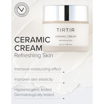 Hydrating TIRTIR Ceramic Cream for Glowing Skin Moisturizer