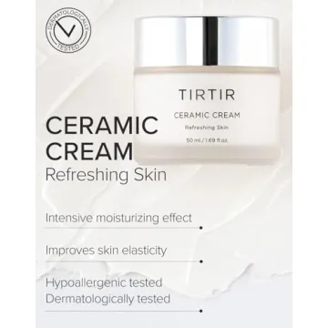 Hydrating TIRTIR Ceramic Cream for Glowing Skin Moisturizer