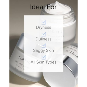 Hydrating TIRTIR Ceramic Cream for Glowing Skin Moisturizer