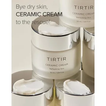 Hydrating TIRTIR Ceramic Cream for Glowing Skin Moisturizer