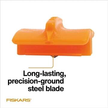 Fiskars 195960-1001 Trimmer Cutting Replacement Blades Style G, Orange 2.5 x 2.5 x 1.47 cm