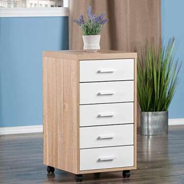 Winsome Wood Kenner Home Office Storage Cabinet - Practical & Stylish