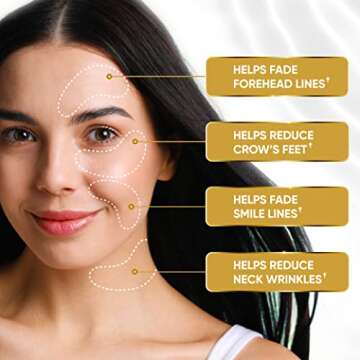 Gold Under Eye Mask for Puffy Eyes, Dark Circles, Eye Bags, Puffiness, Wrinkles - Hydrating Under Eye Patches with Collagen, Hyaluronic Acid Skincare - Anti-Aging Eye Patch Treatment Masks