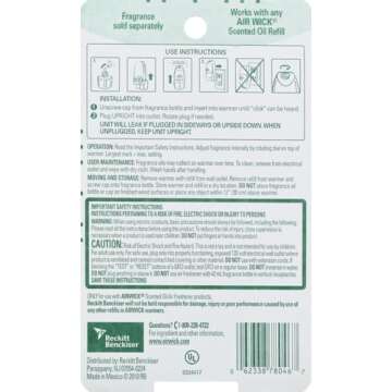 Air Wick Scented Oil Warmer with Essential Oils