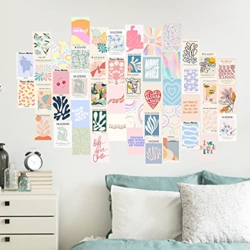 Danish Pastel Room Decor Aesthetic Wall Posters Kit