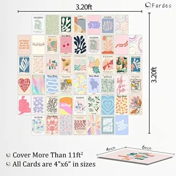 Danish Pastel Room Decor Aesthetic Wall Posters Kit