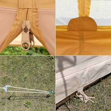 Dream House Waterproof Cotton Canvas Camping Bell Tent