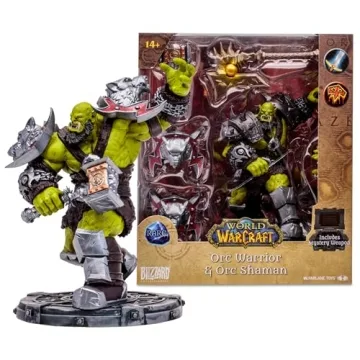McFarlane Toys WoW Orc Warrior/Shaman 1:12 Scale Figure - Rare Collectible