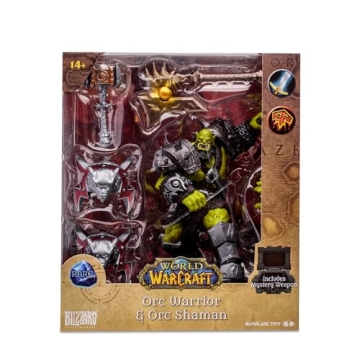 McFarlane Toys WoW Orc Warrior Shaman 1:12 Scale Rare Figure