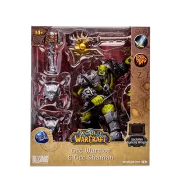McFarlane Toys WoW Orc Warrior Shaman 1:12 Scale Rare Figure
