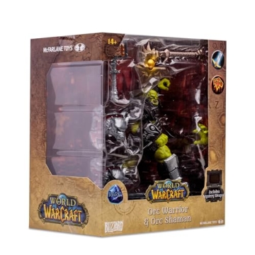 McFarlane Toys WoW Orc Warrior Shaman 1:12 Scale Rare Figure