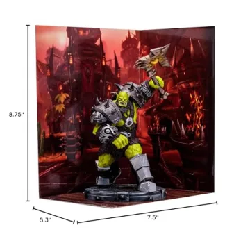 McFarlane Toys WoW Orc Warrior Shaman 1:12 Scale Rare Figure
