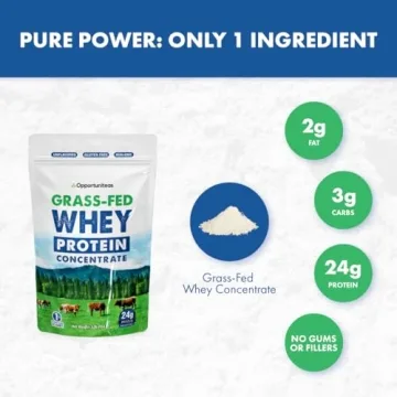 Pure Grass Fed Whey Protein Powder for Smoothies and Cooking