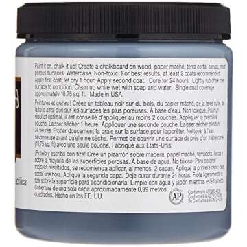 FolkArt Chalkboard Paint in Assorted Colors (8-Ounce), 2517 Black