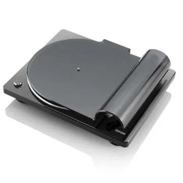 Denon DP-400 Semi-Automatic Analog Turntable with Speed Auto Sensor | Specially Designed Curved Tonearm | Supports 33 1/3, 45, 78 RPM (Vintage) Speeds | Modern Looks, Superior Audio