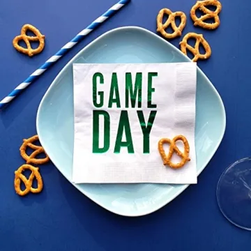 Game Day Cocktail Napkins for Sports Parties