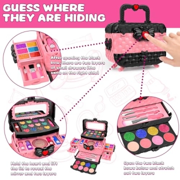 54 Pcs Kids Makeup Set - Non-Toxic & Washable Gifts