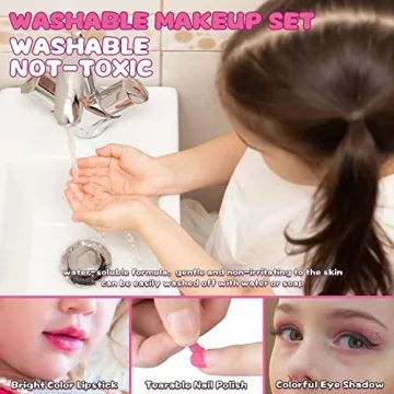 54 Pcs Kids Makeup Set - Non-Toxic & Washable Gifts