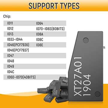 Xhorse Super Chip, VVDI Super Transponder Chip, XT27A01 XT27A66 Transponder for ID46/40/43/4D/8C/8A/...