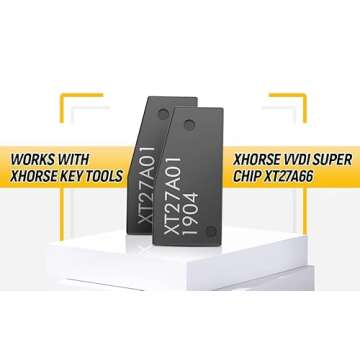 Xhorse Super Chip, VVDI Super Transponder Chip, XT27A01 XT27A66 Transponder for ID46/40/43/4D/8C/8A/T3/47(Pack of 10)