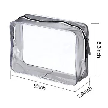 Pangda Clear Zippered Pouches Set - Organize Anywhere!